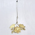 Golden Flower Ornament	12x2x12