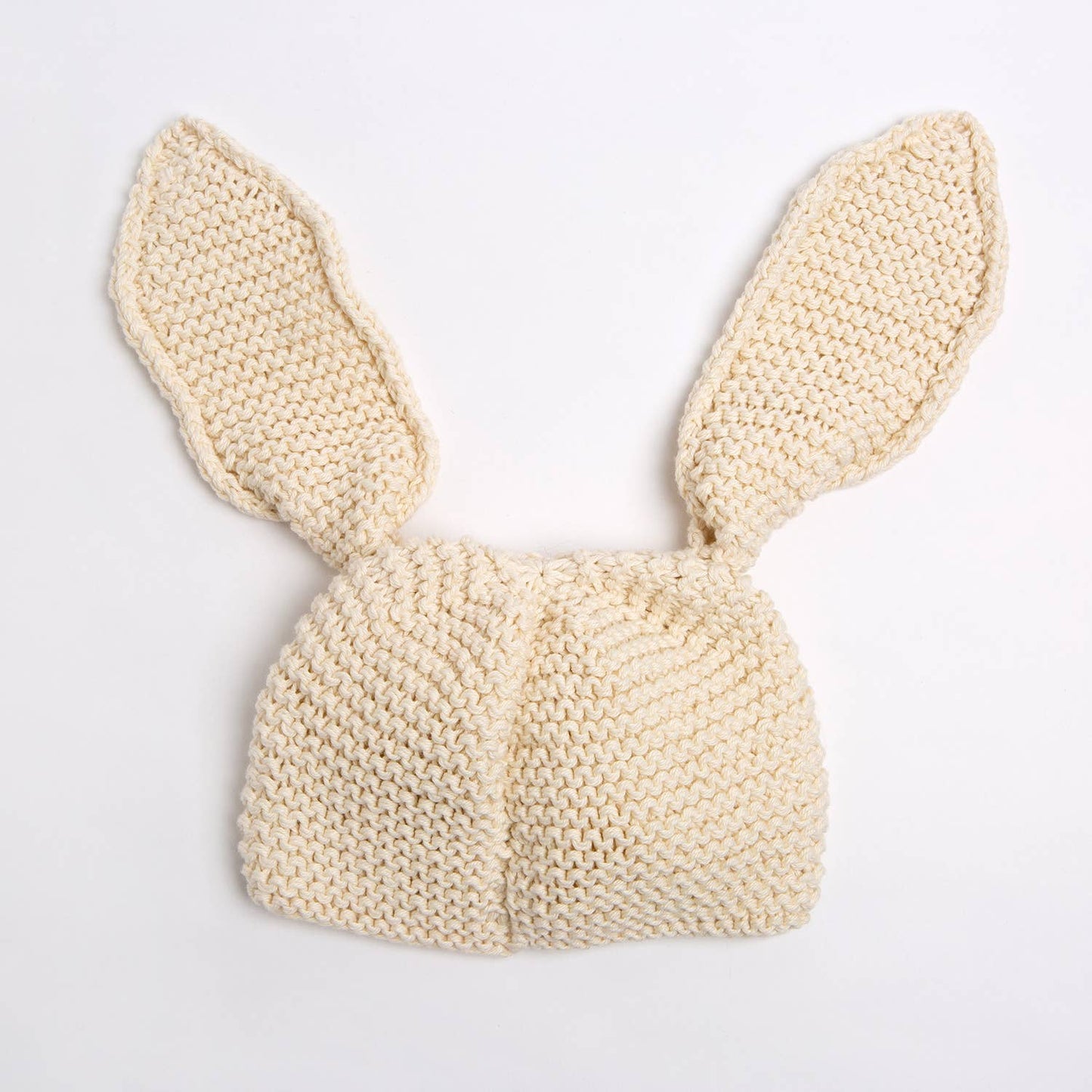 Baby Bunny Ear Hat Knitting Kit: Cream / Baby / Toddler
