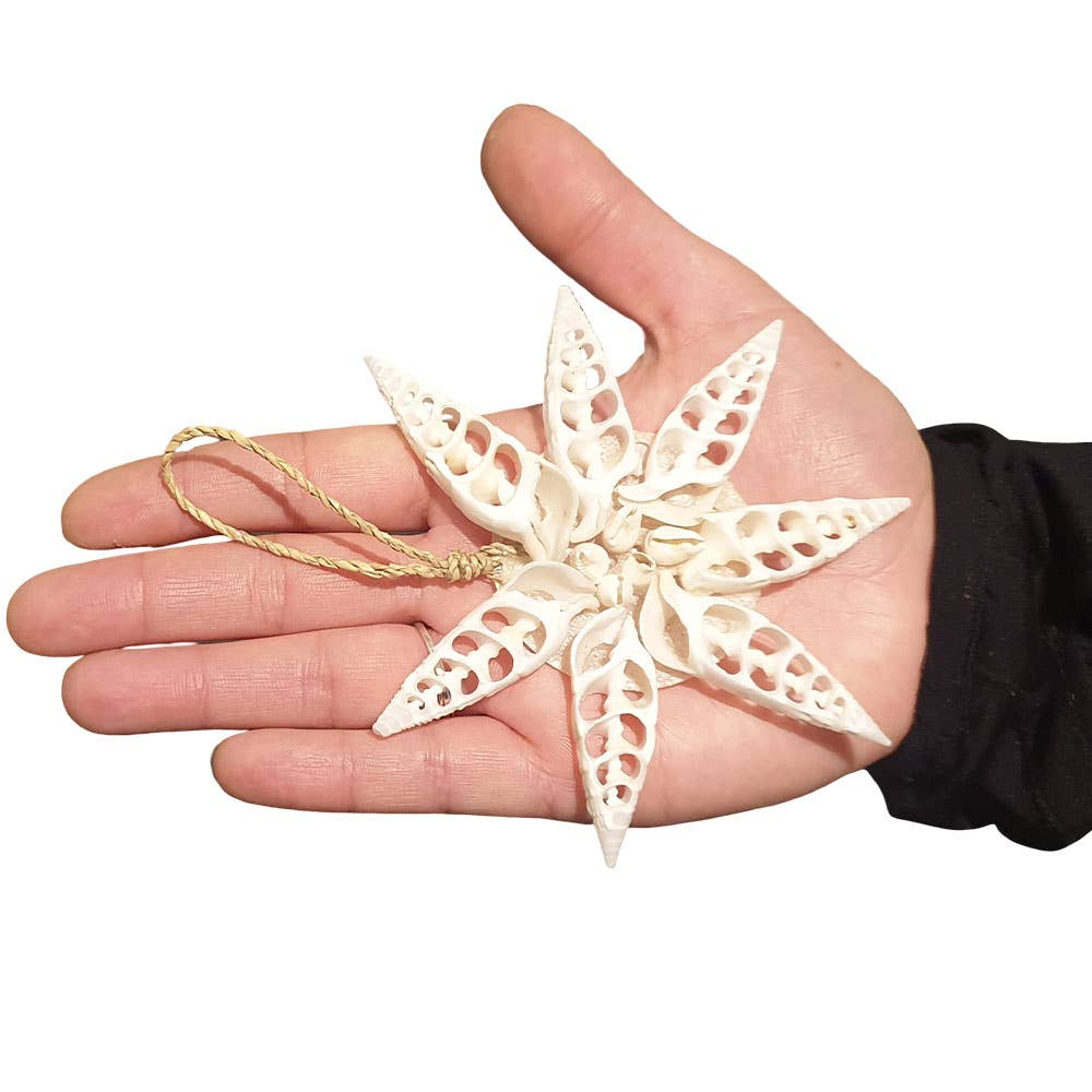 Handmade Seashell Hanging Ornament: #01