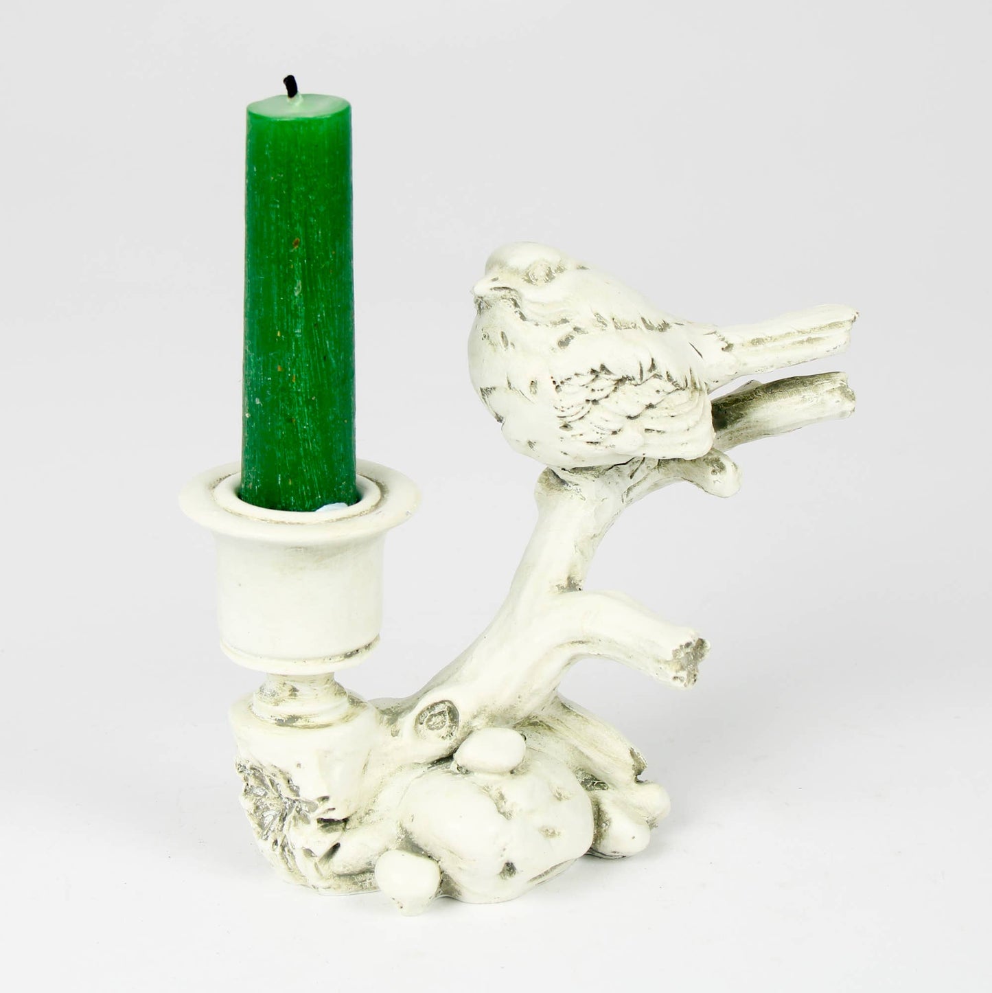 Bird on Branch Candle Holder