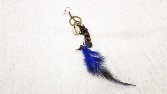 Boho Feather Earrings - Sold Individually