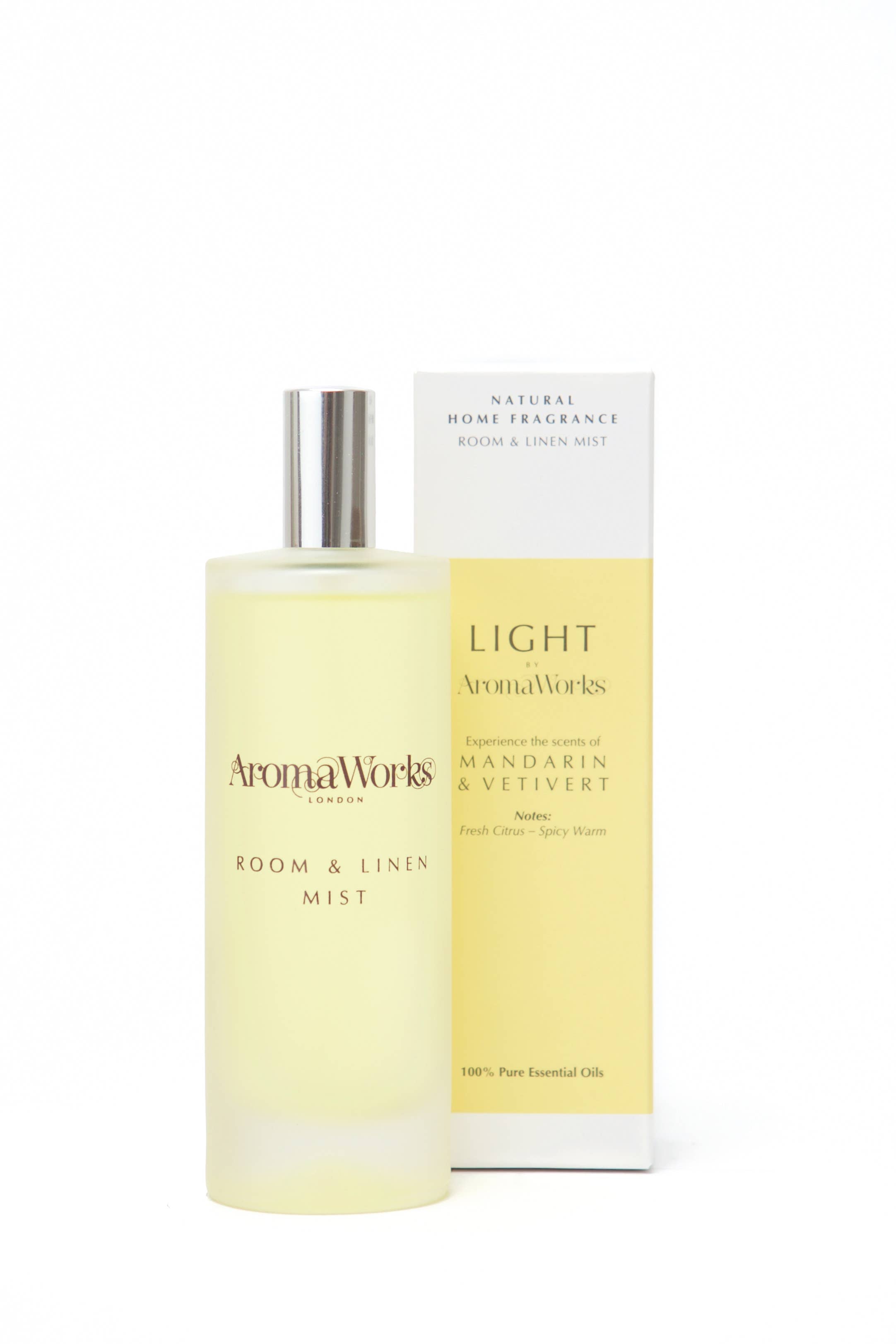 Aromaworks Light Room & Linen Mist, 100ml: Lemongrass & Bergamot