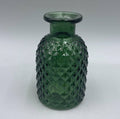 Green Patterned Vase, 9.2cm