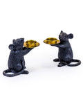 Black Mouse Candle Holders sold individually