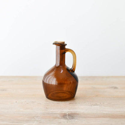 Painted Storage Jug with Cork Lid, 15.3cm