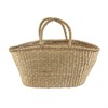woven seagrass shopper