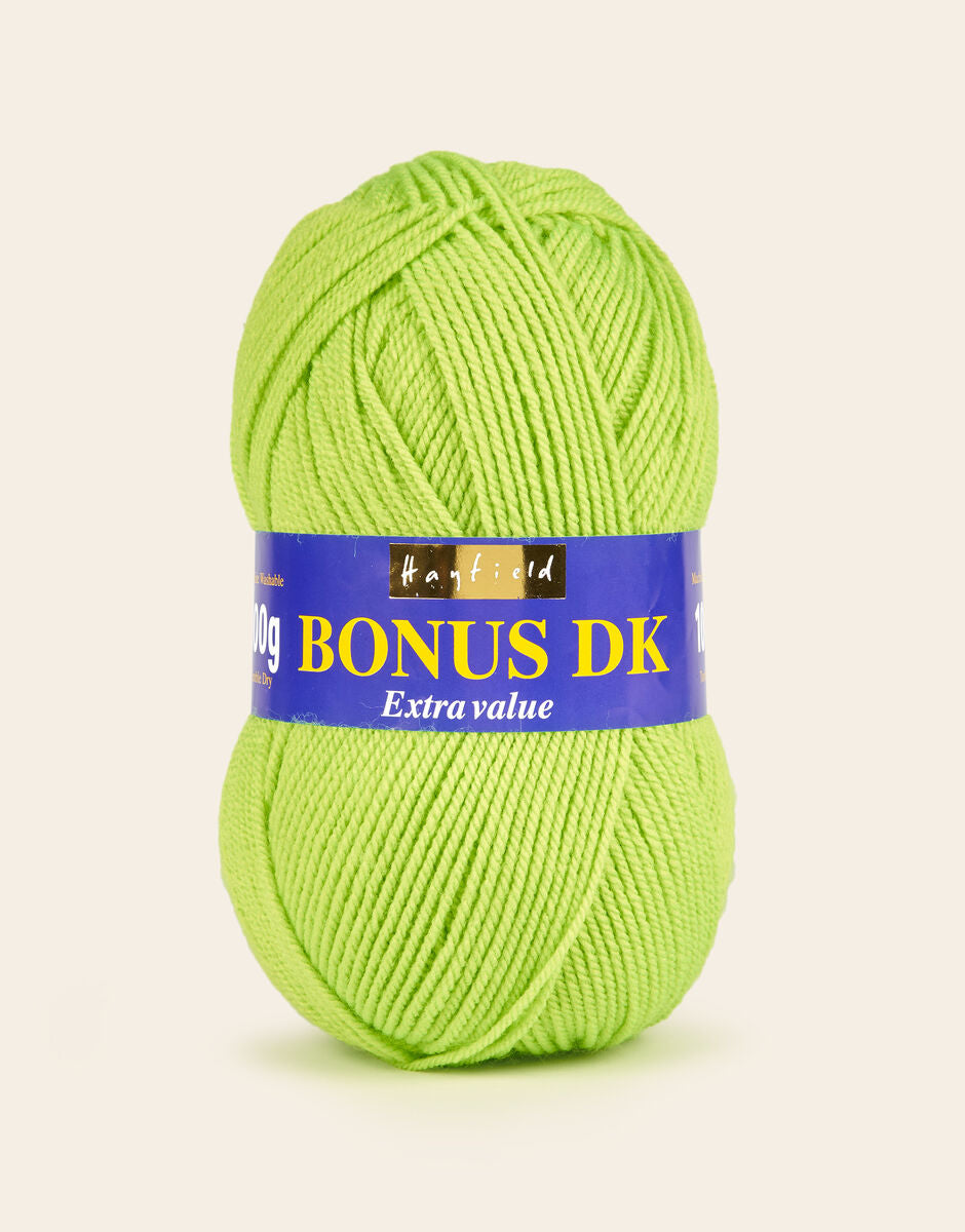Sirdar Hayfield Bonus DK, Neon Green 0552