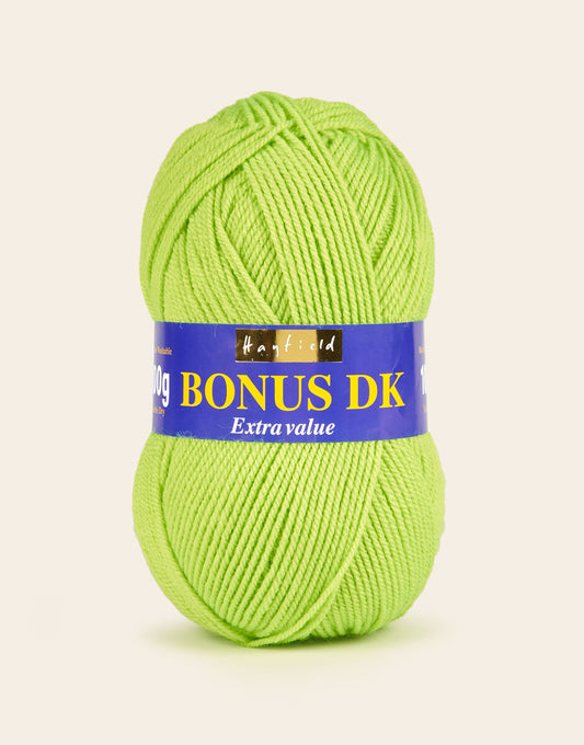 Sirdar Hayfield Bonus DK, Neon Green 0552