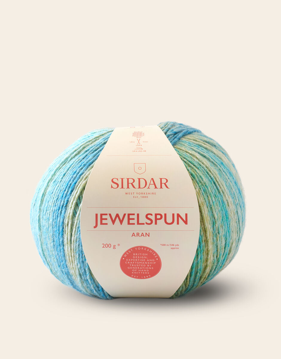 Sirdar Jewelspun Aran Evening Aquamarine 851