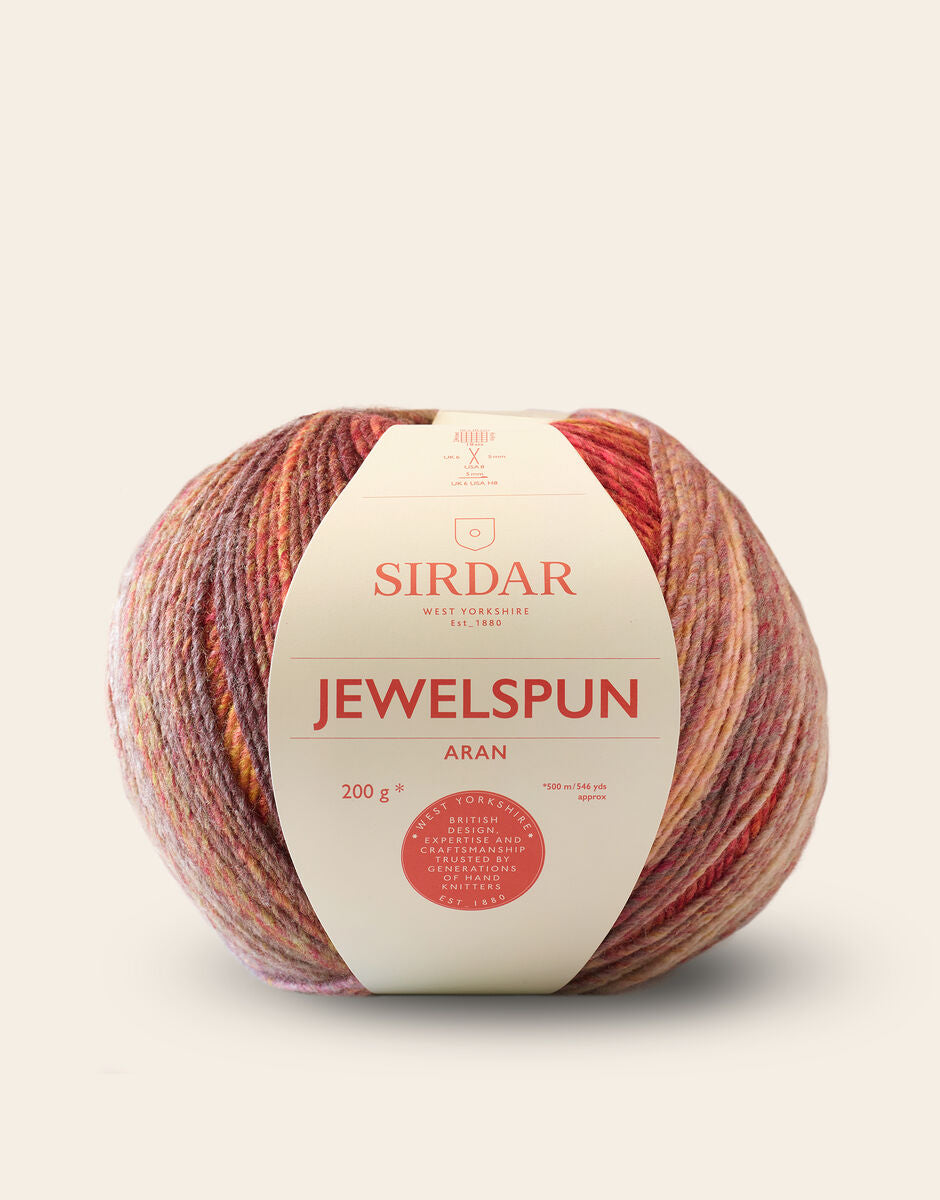 Sirdar Jewelspun Aran Sunstone Amber 855