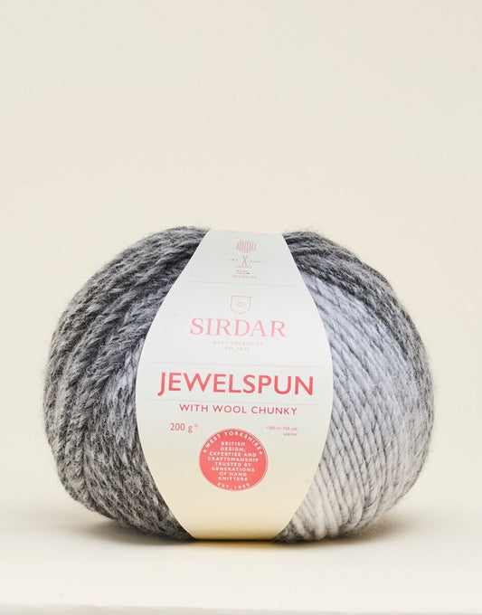 Sirdar Jewelspun Chunky, Polished Jet 207