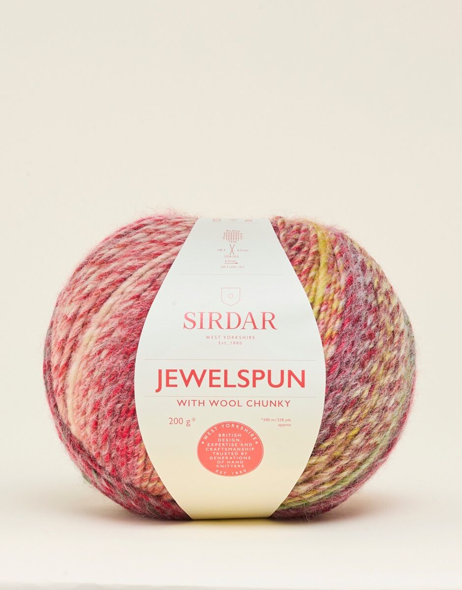 Sirdar Jewelspun Chunky, Sea Anemone 208