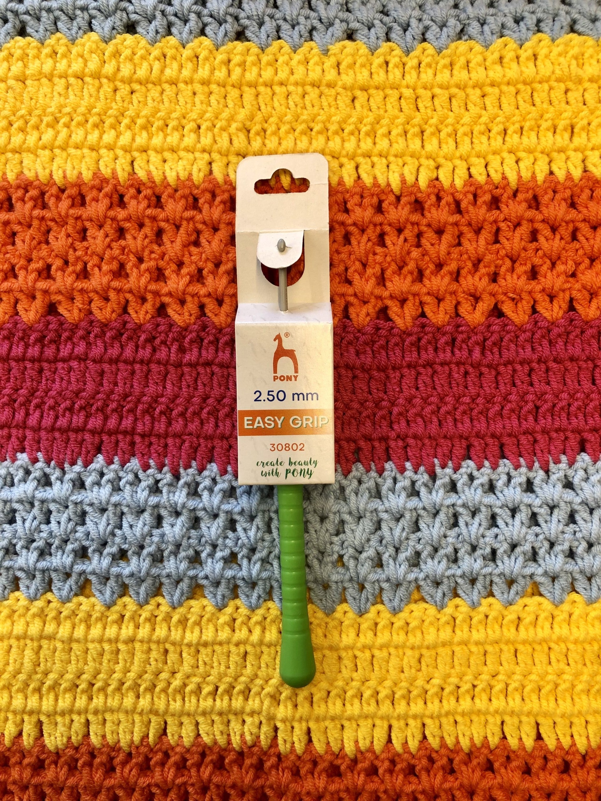 Easy Grip, Pony Crochet Hook 2.50mm