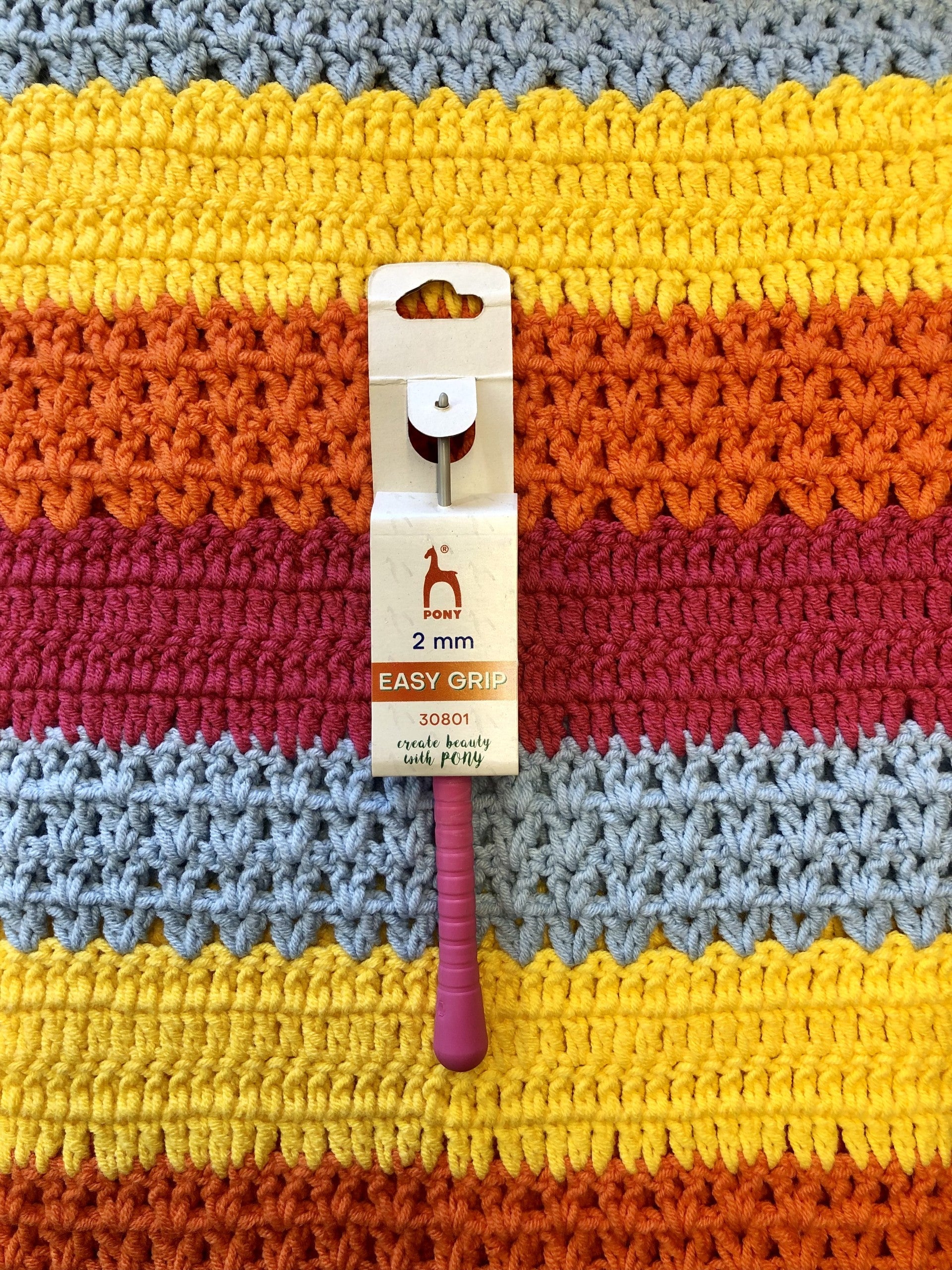 Easy Grip, Pony Crochet Hook 2mm