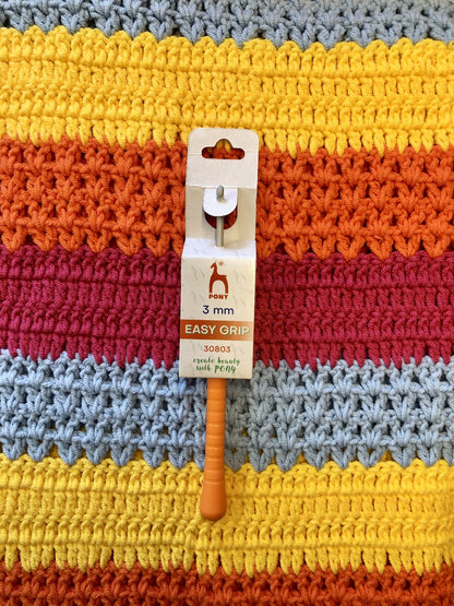 Easy Grip, Pony Crochet Hook 3mm