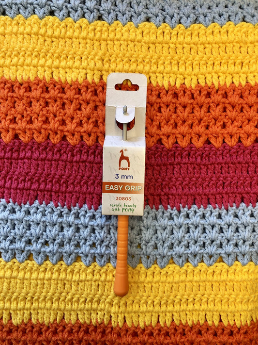 Easy Grip, Pony Crochet Hook 3mm