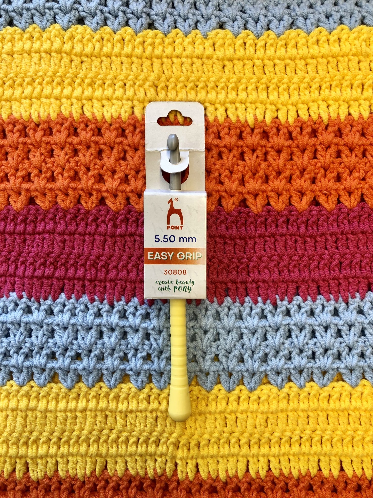 Easy Grip, Pony Crochet Hook 5.50mm