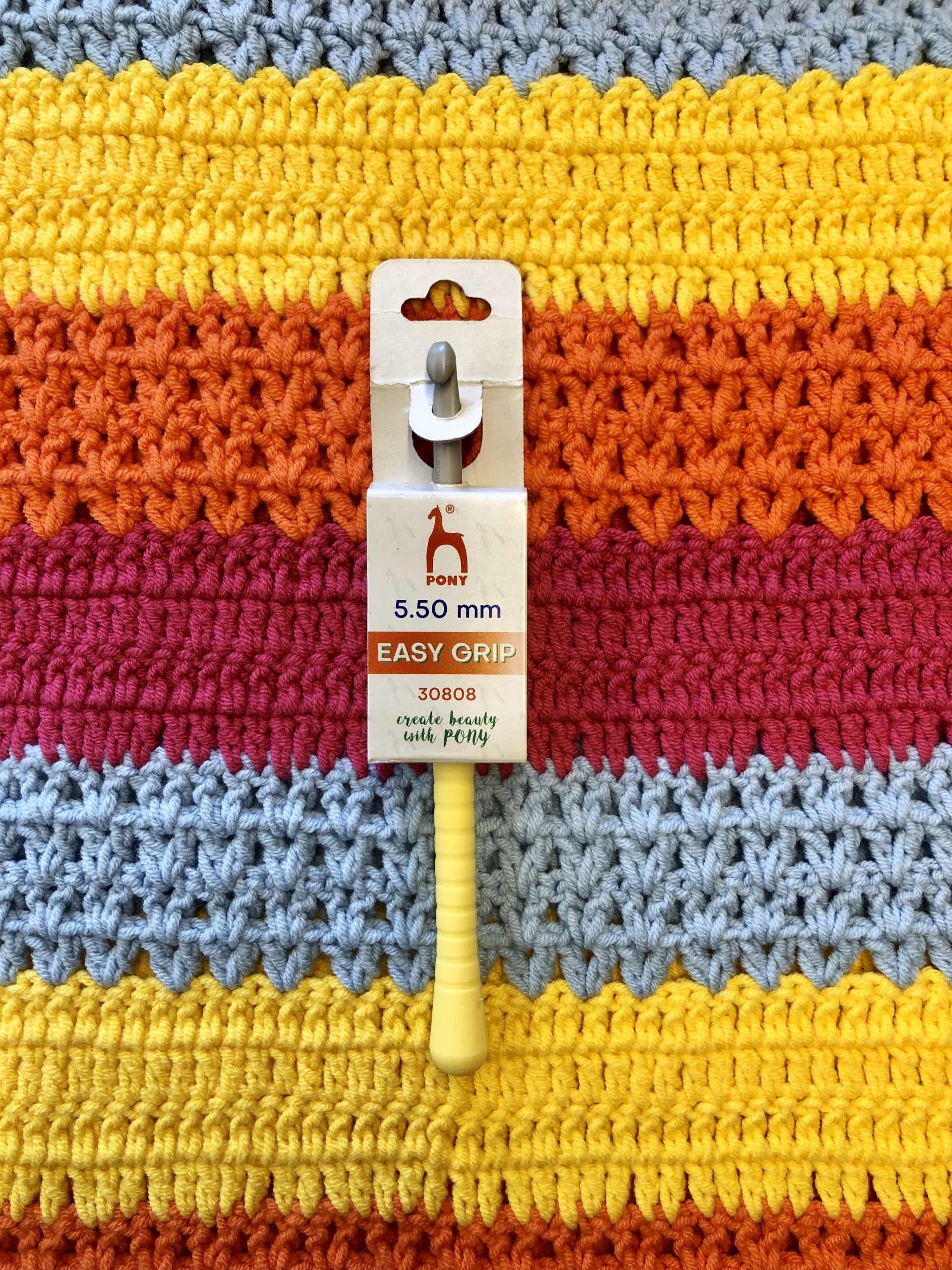 Easy Grip, Pony Crochet Hook 5.50mm