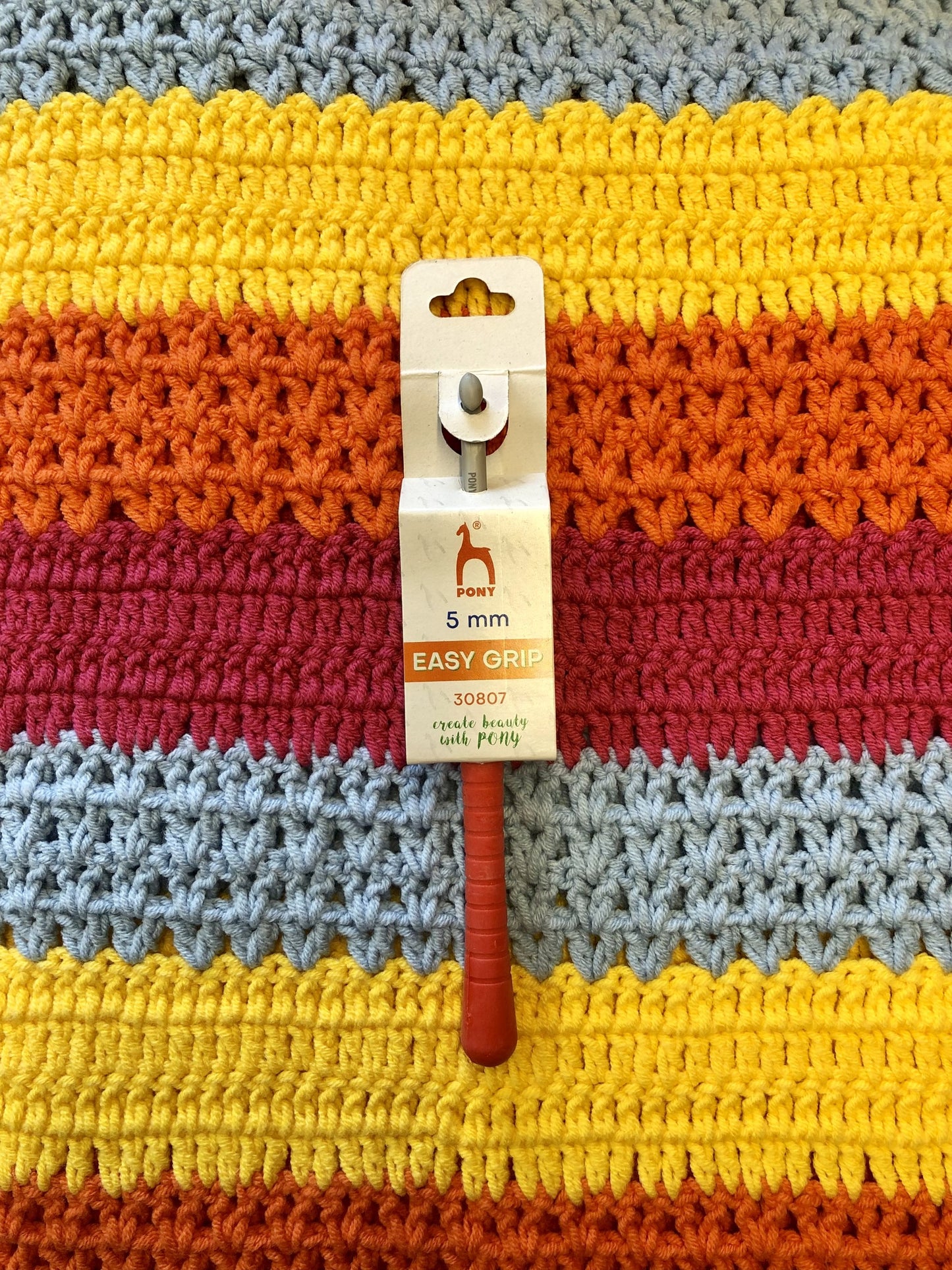 Easy Grip, Pony Crochet Hook 5mm