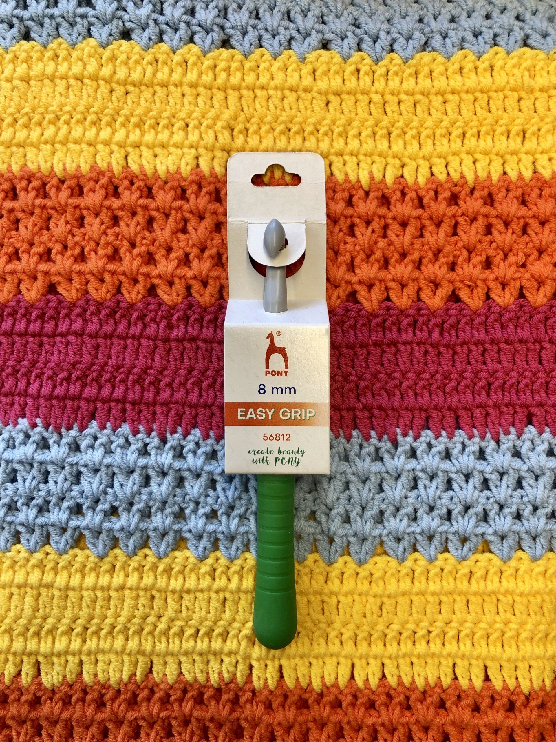 Easy Grip, Pony Crochet Hook 8mm