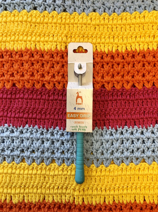 Easy Grip, Pony Crochet Hook 4mm