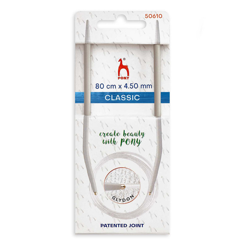 Pony Classic circular needles, 80cm