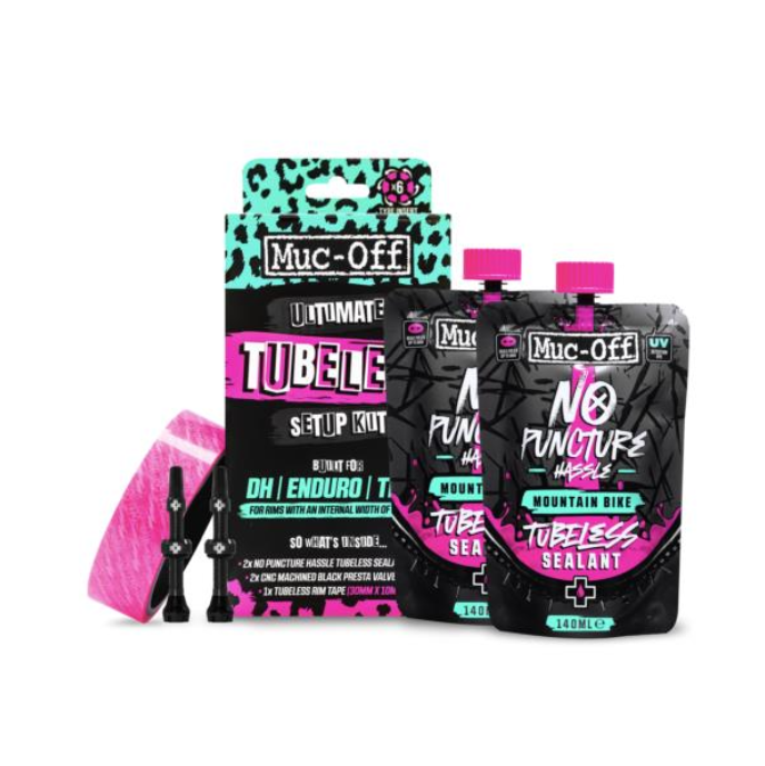 MUC-OFF Ultimate Tubeless Setup Kit - DH/Trail/Enduro 30mm