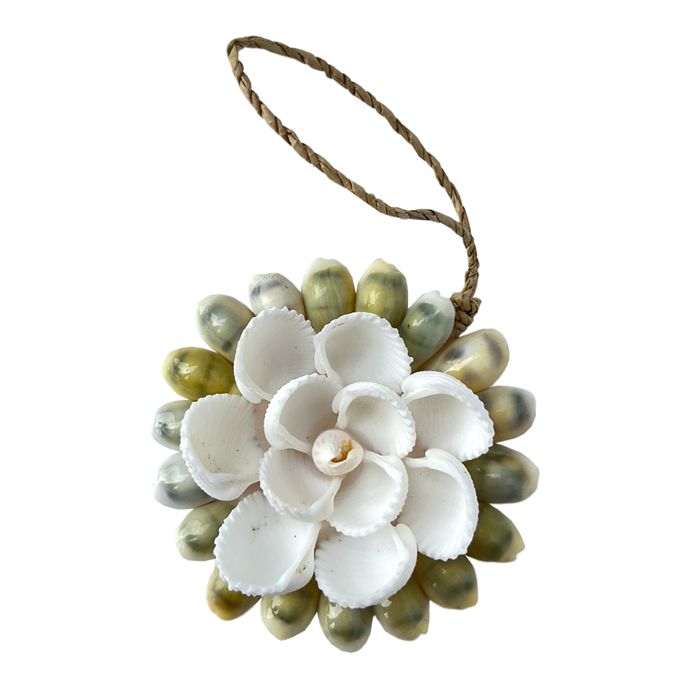 Handmade Seashell Hanging Ornament: #02