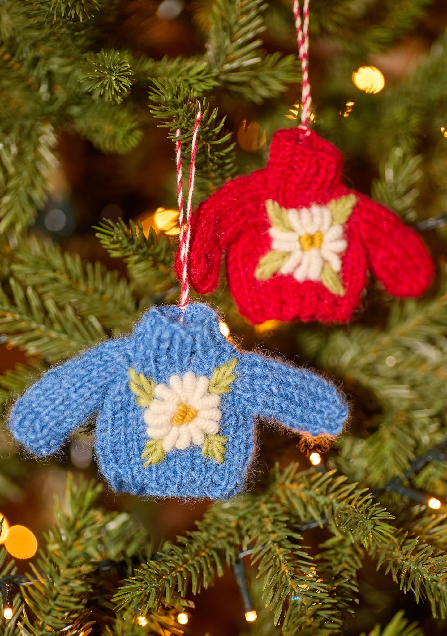 Embroidered Knitted Jumper Decoration