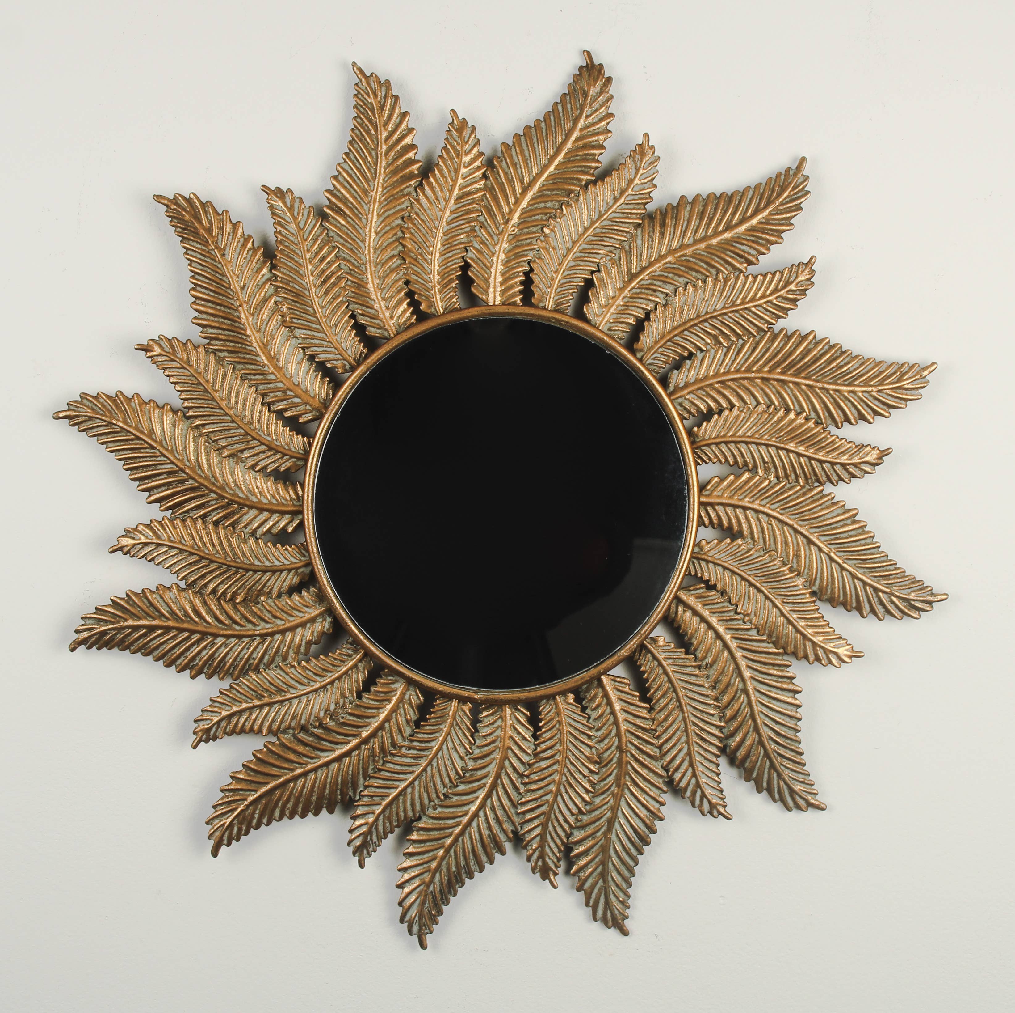 Round Fern Mirror 50cm