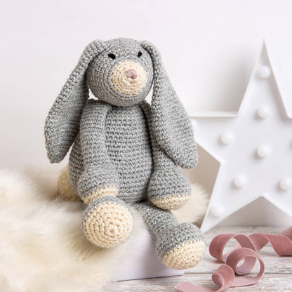 Mabel Bunny Crochet Kit: Natural Grey