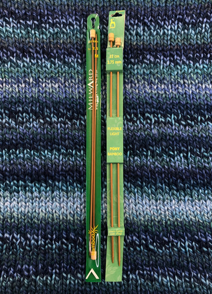 bamboo knitting needles 2.75mm, 33cm length