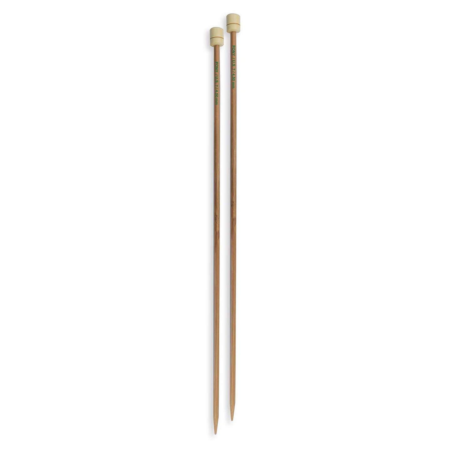 bamboo knitting needles 4.5mm, 33cm length