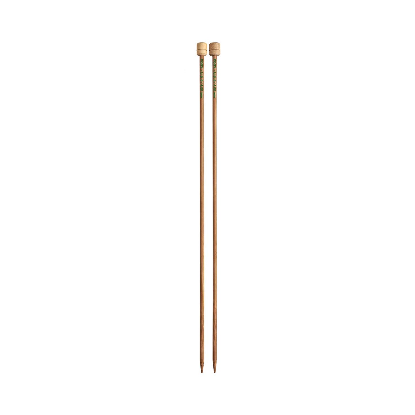 bamboo knitting needles 4mm, 33cm length