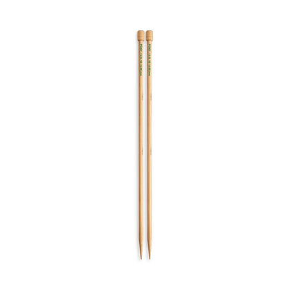 bamboo knitting needles 6mm, 33cm length