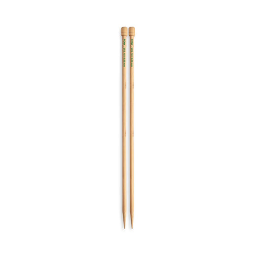 bamboo knitting needles 6mm, 33cm length