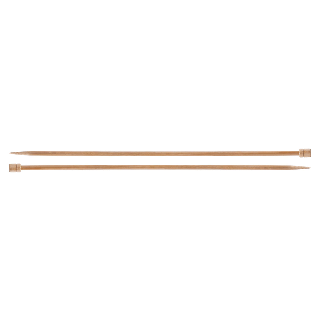 bamboo knitting needles 5mm, 33cm length