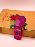 Summer Tin Brooch Pin - Dahlia