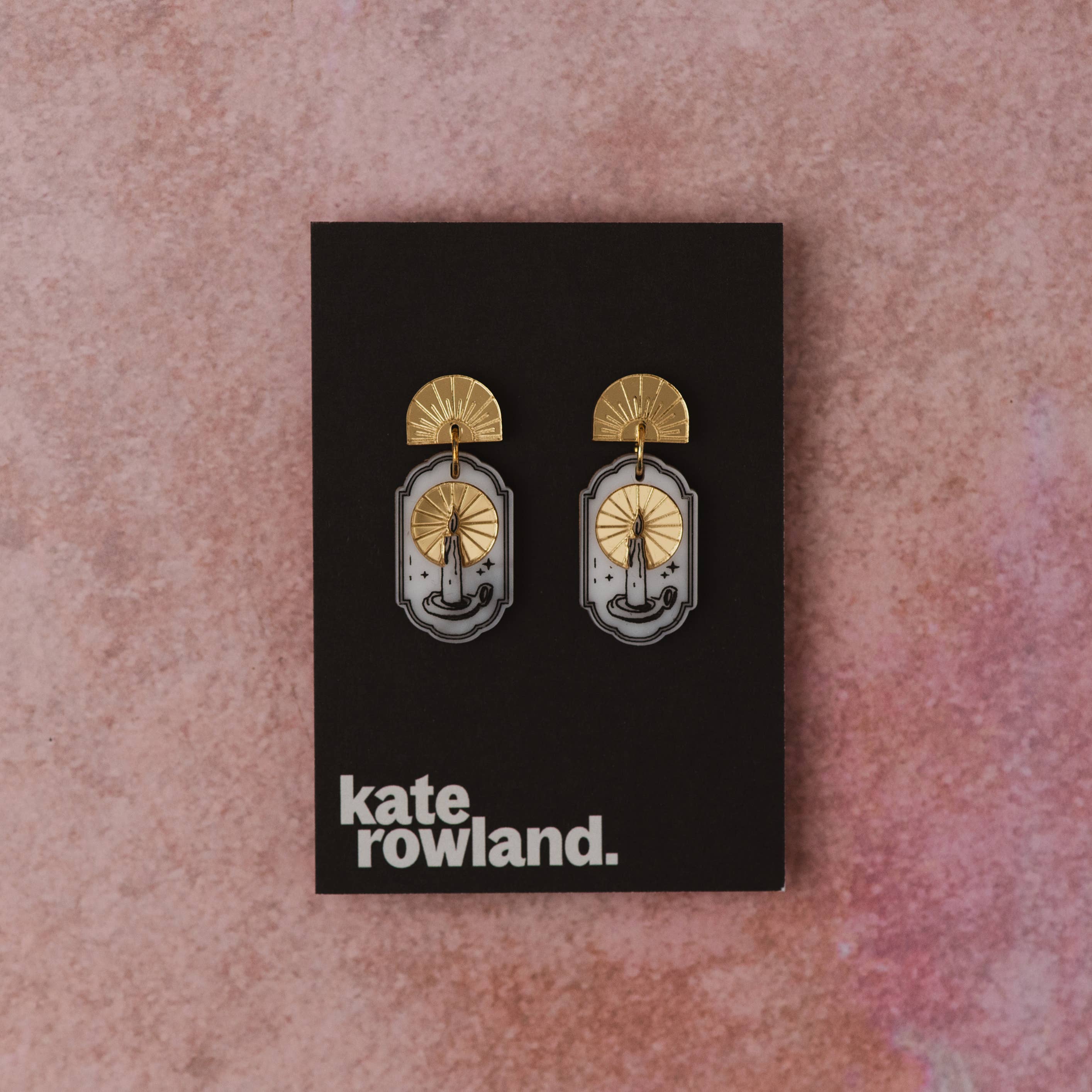 Illuminated Candle Earrings