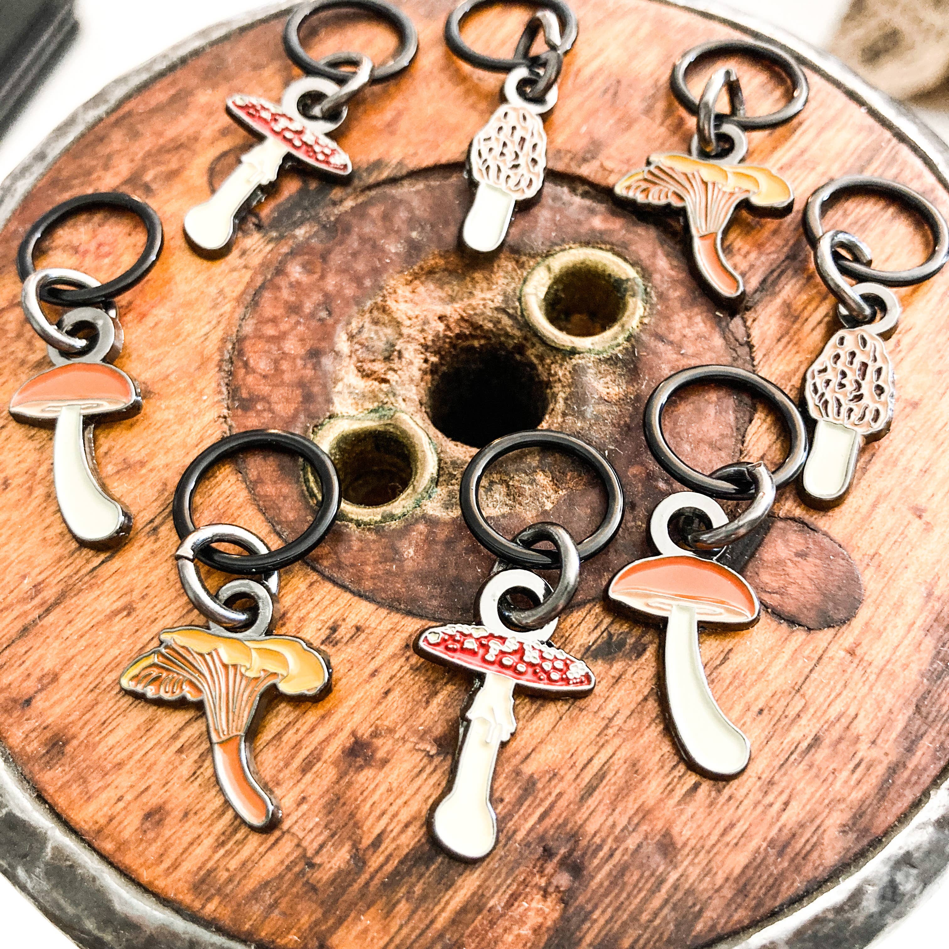 Makers mushrooms, Exclusive custom Firefly Notes enamel stit