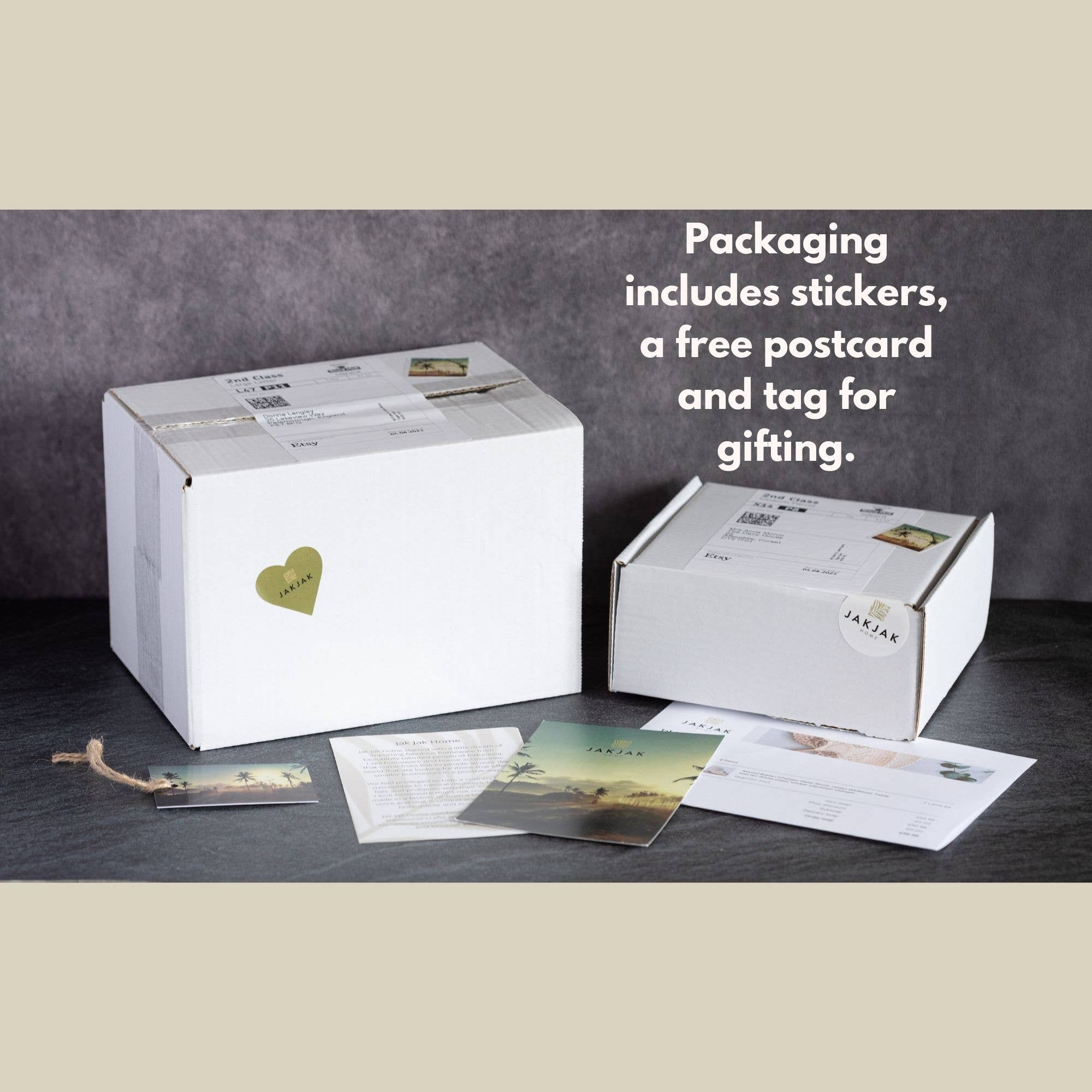 Rattan Pendant Light Bamboo Lampshade Boho Lighting