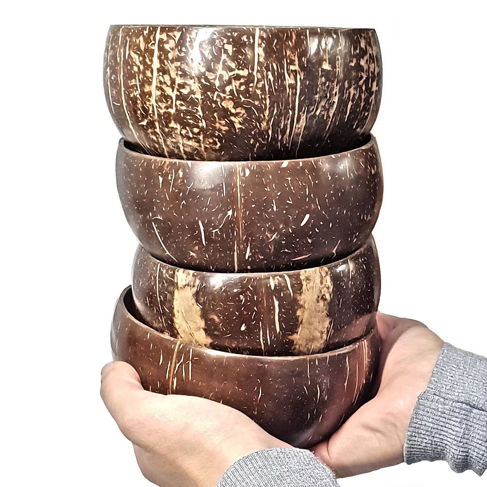 Set of Coconut Bowls and Spoons: Set of 2