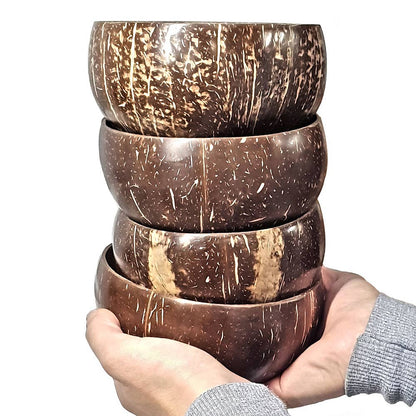 Set of Coconut Bowls and Spoons: Set of 2