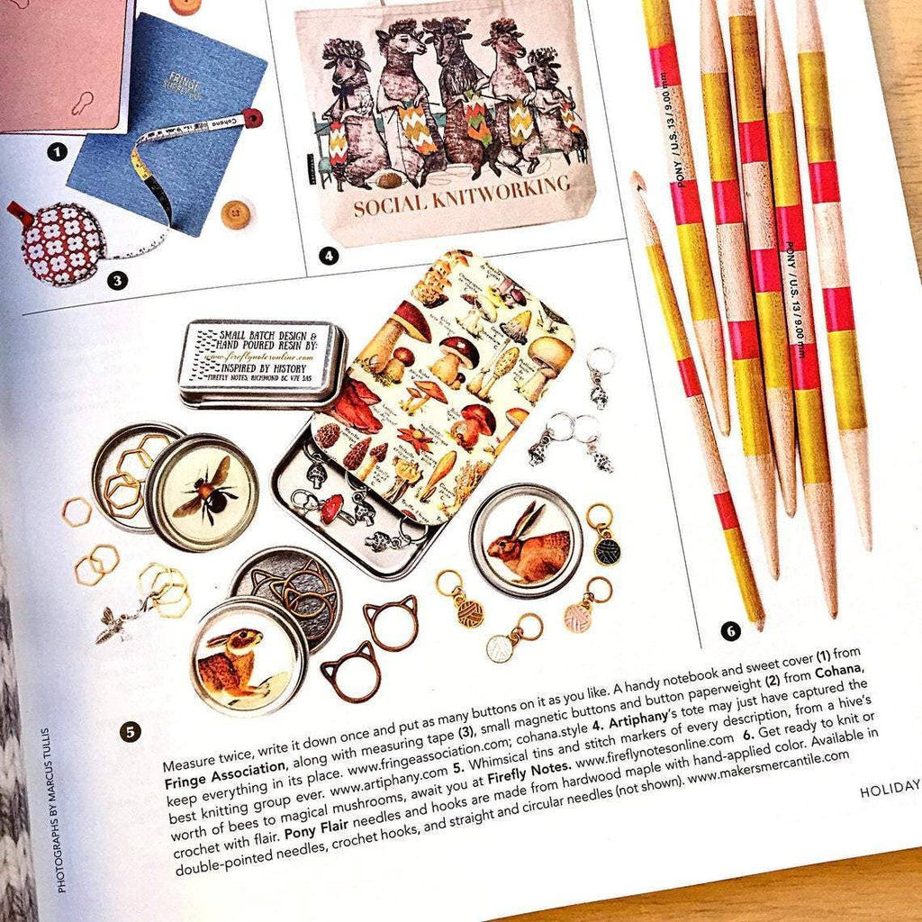 Cat Stitch Markers, Small, as Seen in Vogue Knitting!