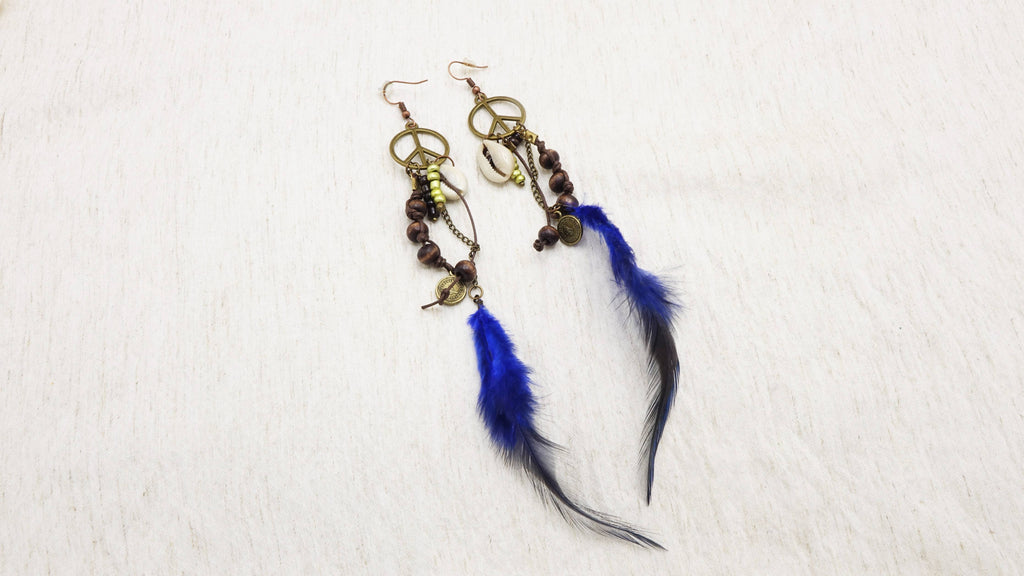 Boho Feather Earrings - Sold Individually