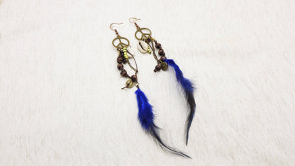 Boho Feather Earrings - Sold Individually