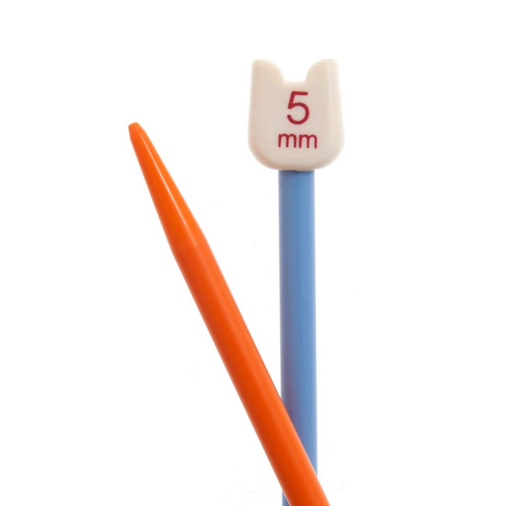 Children Knitting Needles 5mm, 18cm length