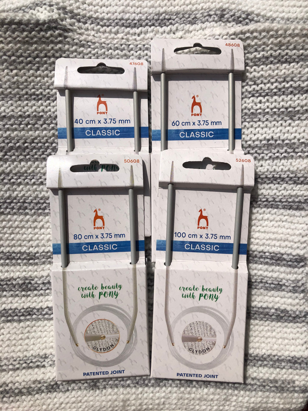 Pony Classic circular needles, 3.75, 40cm