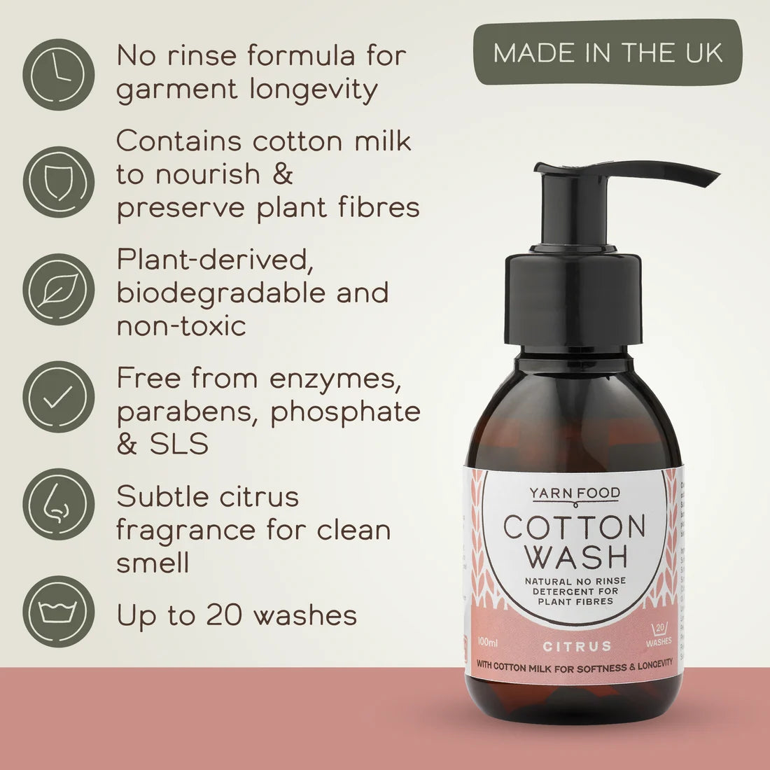 Yarn Food, Cotton Wash