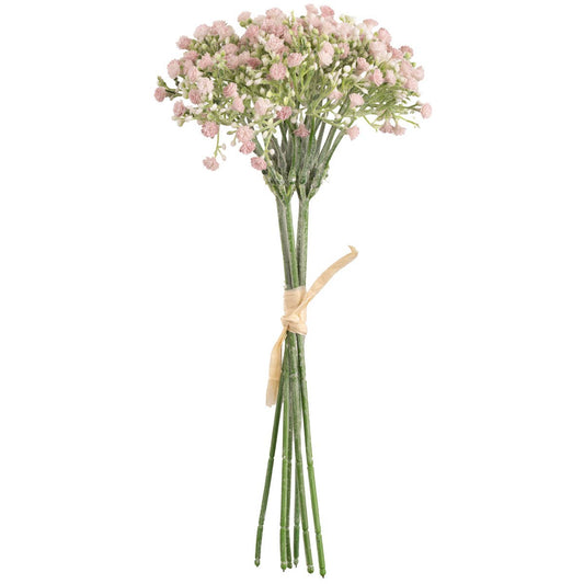 Mini Open Gypsophilia with Bud Bunch x 6 Pastel Pink 31 cm